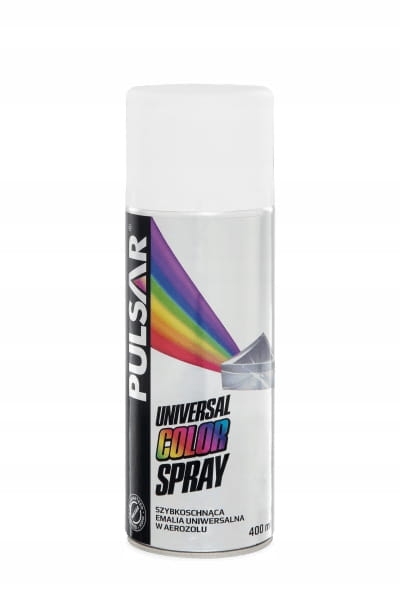 Lakier Spray Emalia RAL 0000 PULSAR 400 ml - bezbarwna emalia w połysku