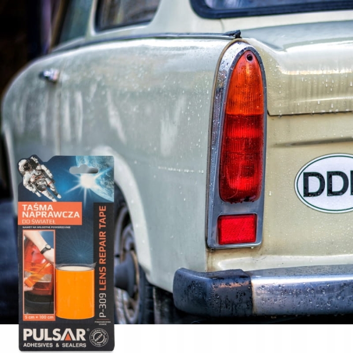 Taśma Pulsar KP309 - szybka naprawa lamp kierunkowskazów na mokre powierzchnie