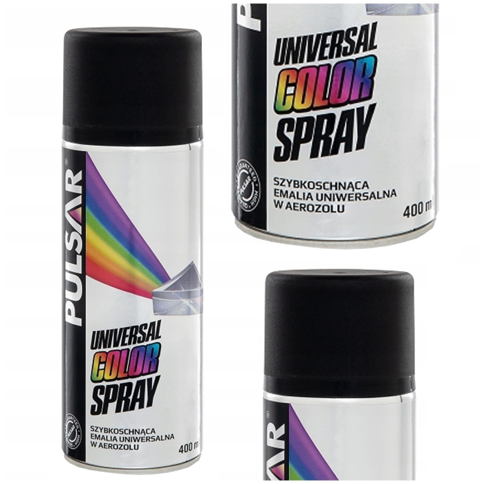 Matowy lakier spray Pulsar 400 ml - szybkoschnąca emalia do rowerów, karoserii, ogrodzenia