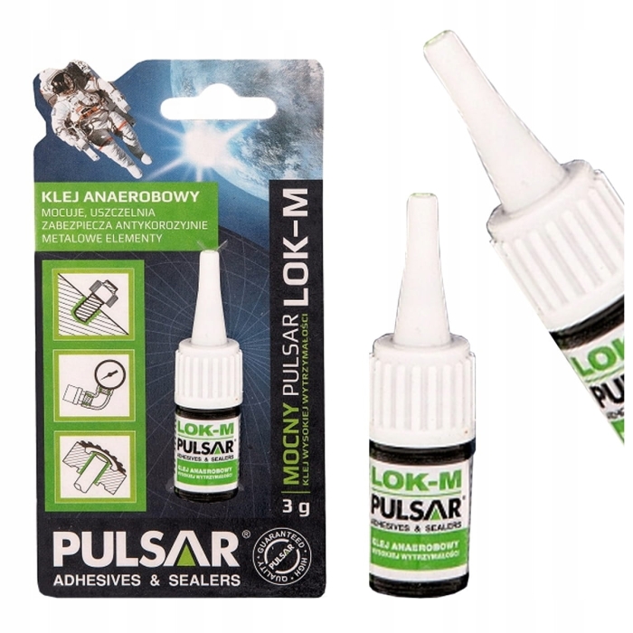 Pulsar LOK-M 3 g - uszczelnienie gwintów, zastępuje konopie, pakuły i taśmę teflonową