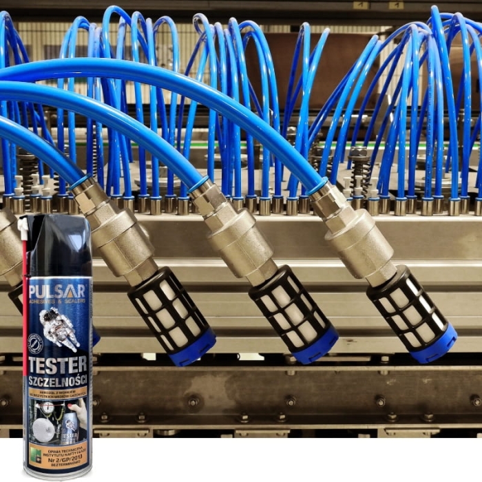 Tester szczelności Pulsar 400 ml - pianka sprawdza szczelność instalacji sprężonego powietrza