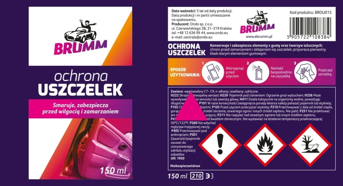 BRUMM - OCHRONA USZCZELEK 150ML