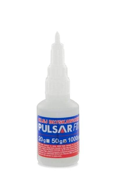 Przejdź do produktu KLEJ CYJANOAKRYLOWY SEKUNDOWY CA ŚREDNIA LEPKOŚĆ PULSAR FIX-07 50 g