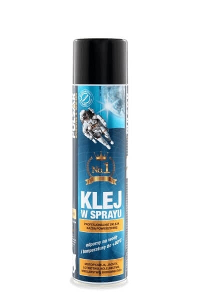 Przejdź do produktu KLEJ TAPICERSKI W SPRAYU DO TAPICERKI MATERIAŁU PIANKI GĄBKI PULSAR 600 ml