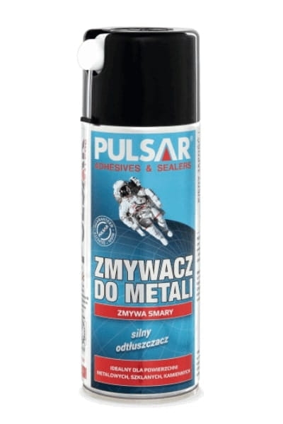 Pulsar Metal Cleaner 400 ml - uniwersalny odtłuszczacz do metalu i szkła, zawiera aceton