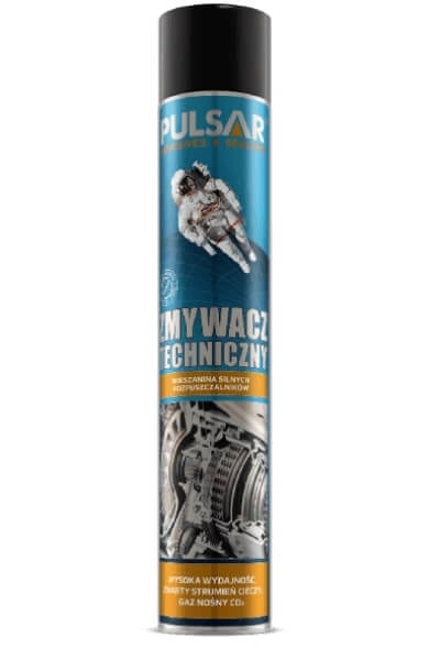 Przejdź do produktu ZMYWACZ TECHNICZNY PULSAR USUWA KLEJE SMARY WOSKI OLEJE SPRAY 750 ml