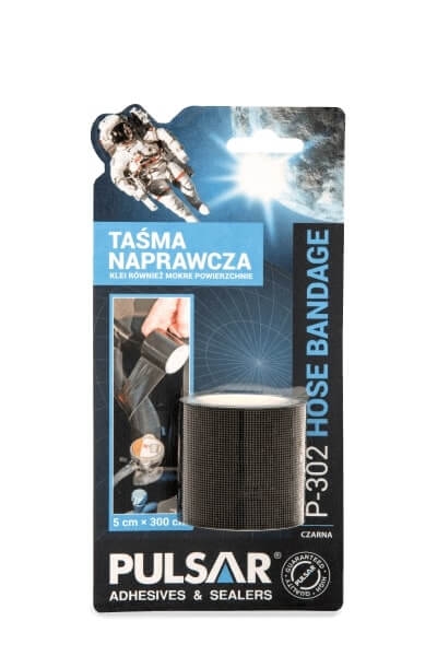 Uniwersalna taśma naprawcza samoprzylepna 3 m - Pulsar P‑302, odporna na wodę i chemikalia
