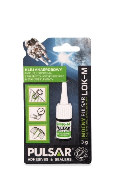 Przejdź do produktu KLEJ DO GWINTÓW ŚRUB MOCNY PULSAR LOK-M ANAEROBOWY USZCZELNIA MOCUJE 3 g
