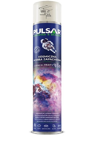 Przejdź do produktu ODŚWIEŻACZ POWIETRZA SPRAY KOSMICZNA BOMBA ZAPACHOWA PULSAR FRUITS 750 ml