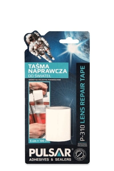 Taśma naprawcza bezbarwna do świateł cofania 1 m - Pulsar P-310 folia naprawcza