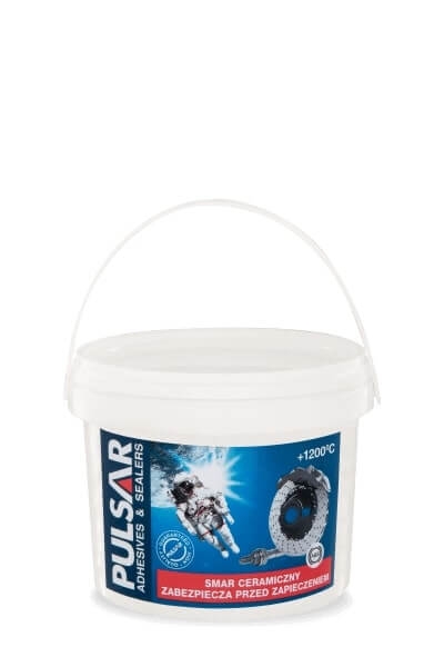 Przejdź do produktu SMAR CERAMICZNY DO HAMULCÓW ŚRUB PULSAR PRZECIWZAPIECZENIOWY WIADERKO 450 g