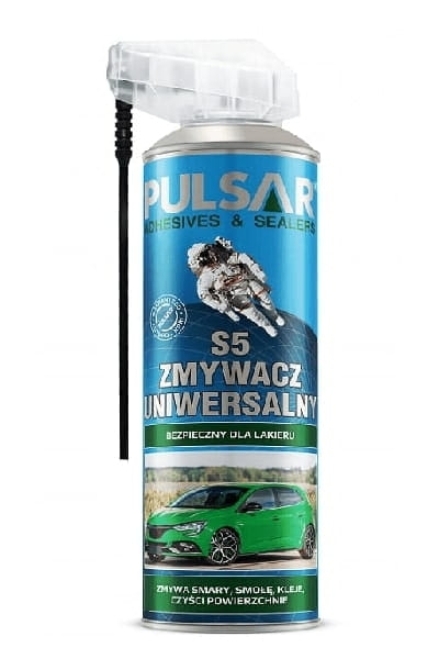 Zmywacz uniwersalny 380 ml – Pulsar S5 usuwa smołę, asfalt, smary, bezpieczny dla lakieru