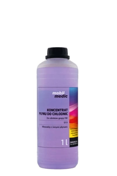 Koncentrat do chłodnic G13 1 l - Mobil Medic ochrona przed zamarzaniem i przegrzewaniem