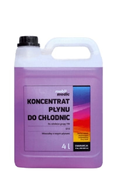 Przejdź do produktu KONCENTRAT DO CHŁODNIC G13 4L - 35°C MOBIL MEDIC