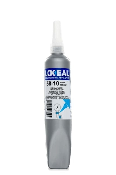 Klej uszczelniacz do gwintów 250 ml - Loxeal 58‑10 odporny na glikol