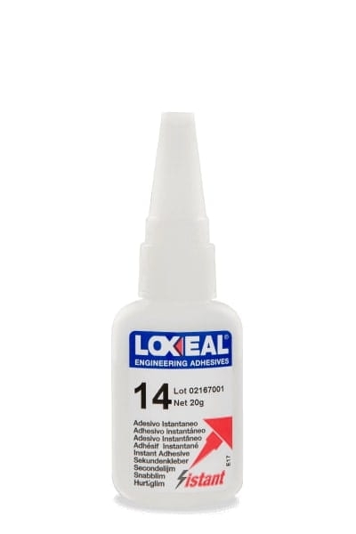 Przejdź do produktu KLEJ CYJANOAKRYLOWY CA LOXEAL 14 DO PLASTIKU METALU GUMY 20 g