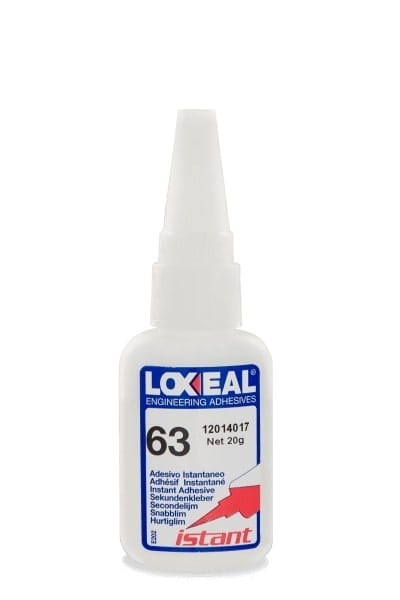 Klej cyjanoakrylowy Loxeal 63 20 g - klejenie szybkie i bez śladów „kwitnienia”