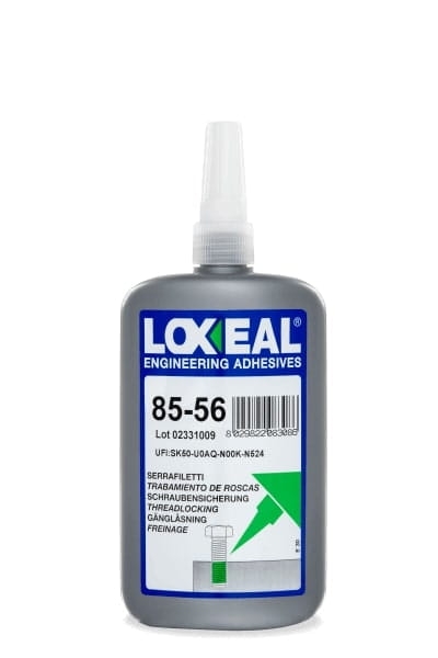 Przejdź do produktu KLEJ DO GWINTÓW ŚRUB LOXEAL 85-56 MOCNY M56 2'' 250 ml