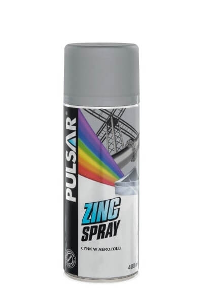 Przejdź do produktu CYNK SPRAY PULSAR OCYNK ANTYKOROZYJNY PODKŁAD DO METALU 400 ml