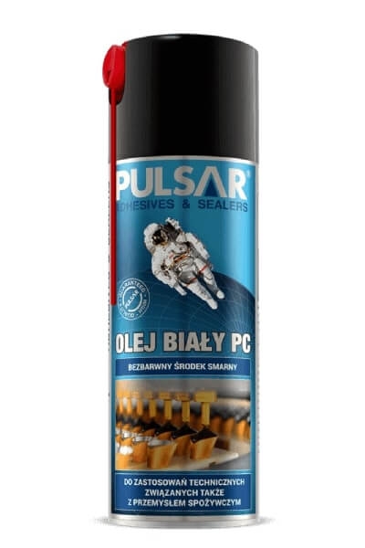 Bezbarwny olej smarny PULSAR White Oil 400 ml - ultraczysty spray