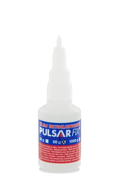 Przejdź do produktu KLEJ CYJANOAKRYLOWY GĘSTY BŁYSKAWICZNY SEKUNDOWY CA PULSAR FIX-01 50 g
