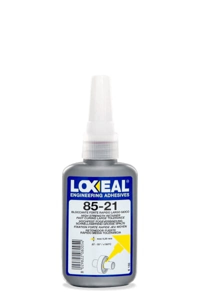 Przejdź do produktu KLEJ DO ŁOŻYSK PIAST TULEI LOXEAL 85-21 MAKSYMALNA SIŁA MOCOWANIA 50 ml