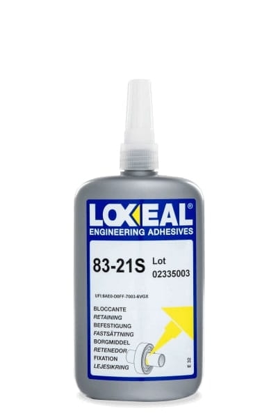 Przejdź do produktu KLEJ DO ŁOŻYSK TULEI PIAST LOXEAL 83-21 DUŻA WYTRZYMAŁOŚĆ 250 ml