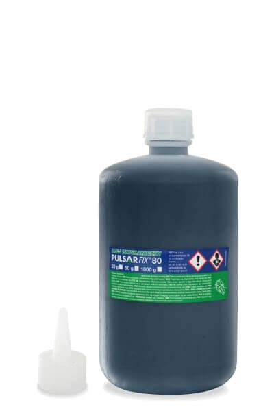 Przejdź do produktu KLEJ CZARNY CYJANOAKRYLOWY PULSAR GĘSTY FIX-80 1000 g