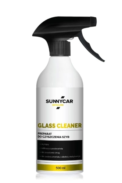 Preparat do mycia szyb SunnyCar Glass Cleaner 500 ml - skutecznie usuwa zabrudzenia