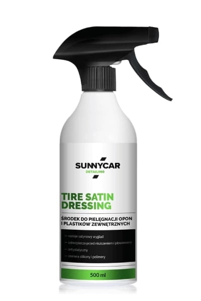SunnyCar Tire Satin Dressing 500 ml - satynowe nabłyszczenie opon i plastików