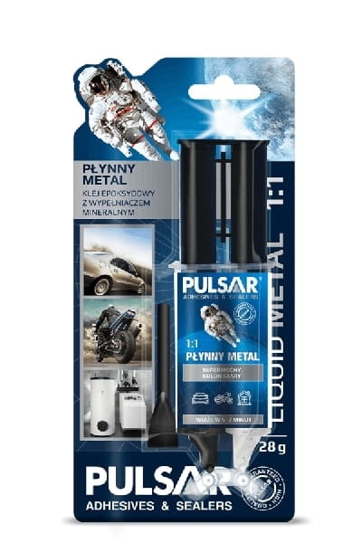PULSAR Płynny Metal 28 g - epoksydowy klej do metalu