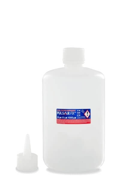 Przejdź do produktu KLEJ CYJANOAKRYLOWY SEKUNDOWY CA ŚREDNIA LEPKOŚĆ PULSAR FIX-07 1000 g