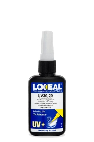 Przejdź do produktu KLEJ UV DO SZKŁA I METALU BEZBARWNY ŚREDNIA LEPKOŚĆ LOXEAL 30-20 50 ml
