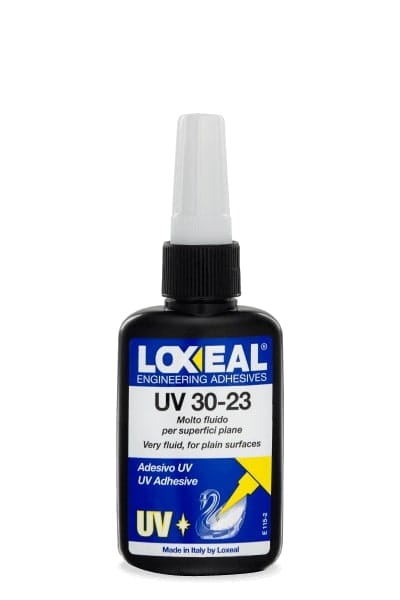 Przejdź do produktu KLEJ UV DO SZKŁA I METALU BEZBARWNY NISKA LEPKOŚĆ LOXEAL 30-23 50 ml