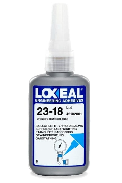Przejdź do produktu KLEJ DO GWINTÓW USZCZELNIACZ ŁATWO DEMONTOWALNY LOXEAL 23-18 50 ml