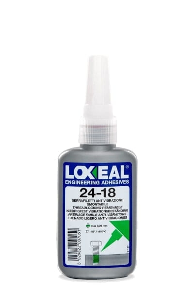 Przejdź do produktu KLEJ DO GWINTÓW ŚRUB NAKRĘTEK LOXEAL 24-18 ŁATWO DEMONTOWALNY 50 ml