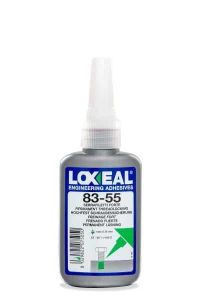 Przejdź do produktu KLEJ DO GWINTÓW MOCNY WYSOKA WYTRZYMAŁOŚĆ LOXEAL 83-55 50 ml
