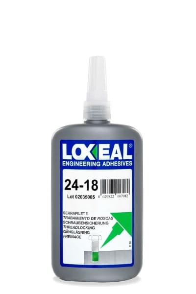 Przejdź do produktu KLEJ DO GWINTÓW NAKRĘTEK ŚRUB LOXEAL 24-18 ŁATWO DEMONTOWALNY 250 ml