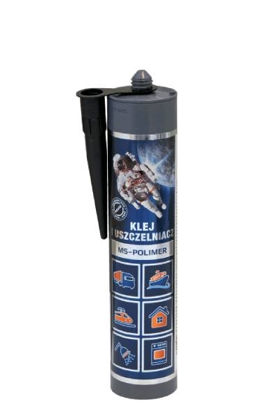 Klej-uszczelniacz montażowy czarny 290 ml - Pulsar MS-60 do metalu i szkła