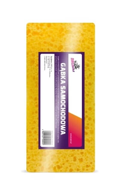 Przejdź do produktu GĄBKA DO MYCIA SAMOCHODU BRUMM MIĘKKA DUŻA, NIE POWODUJE ZARYSOWAŃ