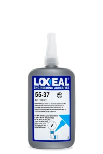 Przejdź do produktu KLEJ DO GWINTÓW USZCZELNIACZ LOXEAL 55-37 ZASTĘPUJE LUTOWANIE 250 ml 