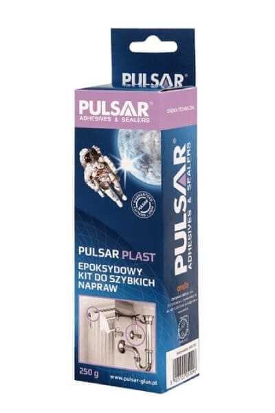 Klej epoksydowy Pulsar PLAST 250 ml - dwuskładnikowy kit naprawczy do metalu, ceramiki, szkła i drewna