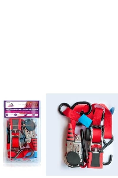 Przejdź do produktu PASY TRANSPORTOWE Z NAPINACZEM I HAKIEM 1.8M 2 SZT BRUMM