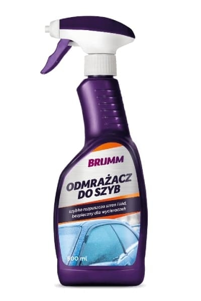 Szybki odmrażacz do szyb i zamków Brumm Atomizer 500 ml - działa do -30°C