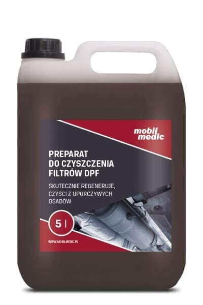 Płyn do czyszczenia filtrów DPF FAP GPF 5 l - Mobil Medic preparat regenerujący