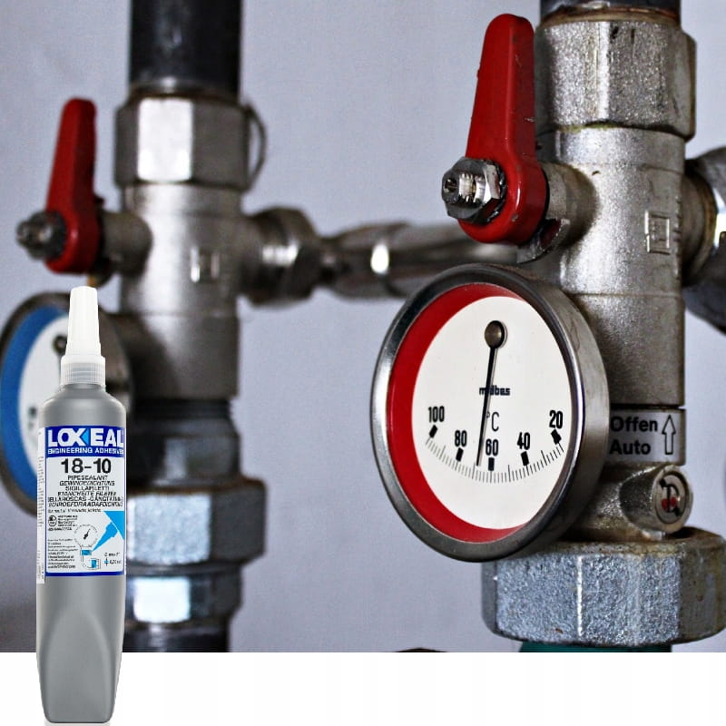 Loxeal 18-10 - uszczelnia gwinty rur gazowych, LPG