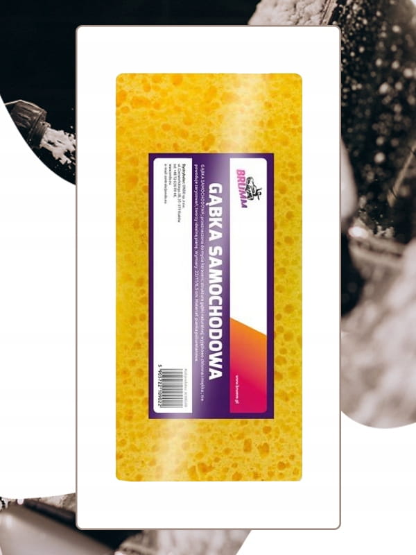 Gąbka do auta - miękka i duża, wygodna do mycia całej powierzchni bez uszkodzeń lakieru