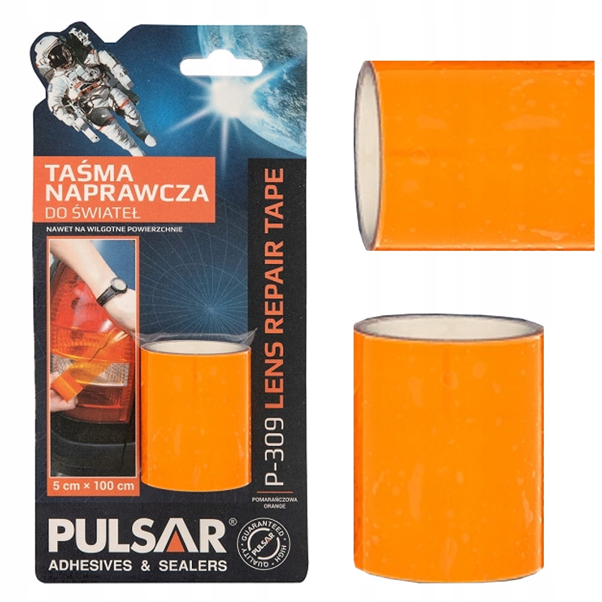 Taśma naprawcza Pulsar KP309 – odporna na promieniowanie UV i warunki atmosferyczne
