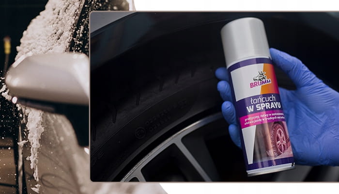 Brumm 200 ml - poprawia trakcję opon na zaśnieżonych drogach