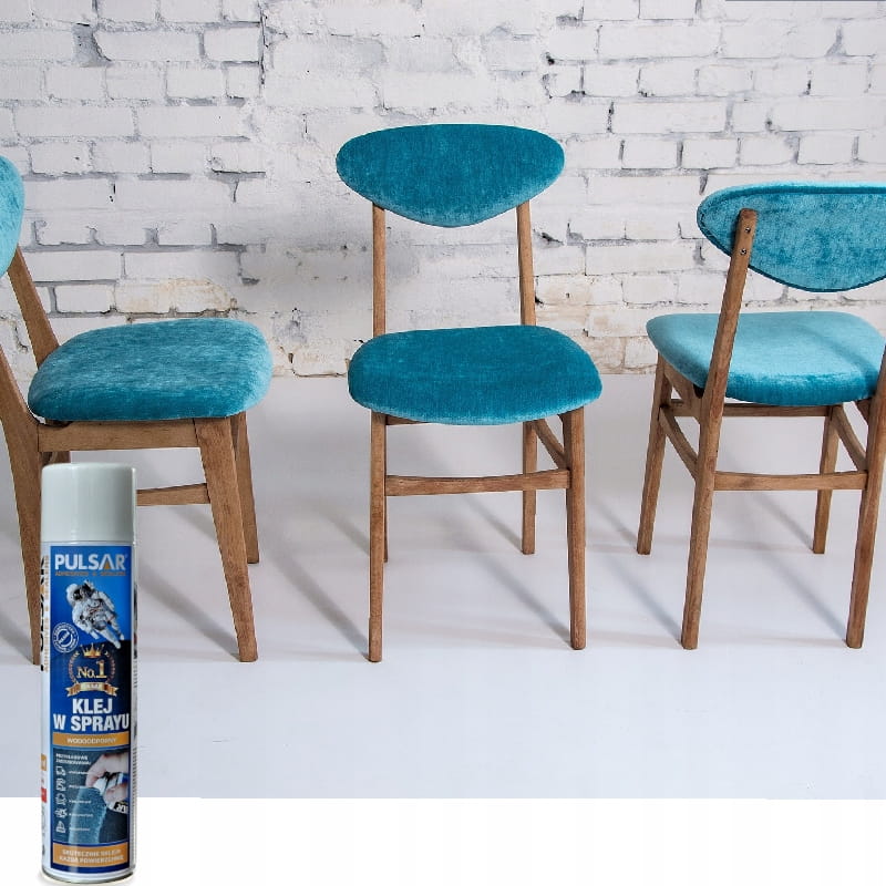 Klej w sprayu Pulsar 600 ml – zastosowanie do sklejki, pianki i materiałów obiciowych